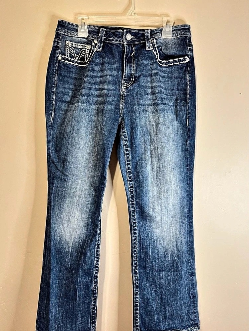 Vigoss The Chelsea Slim Boot Cut Blue Waist 14x30